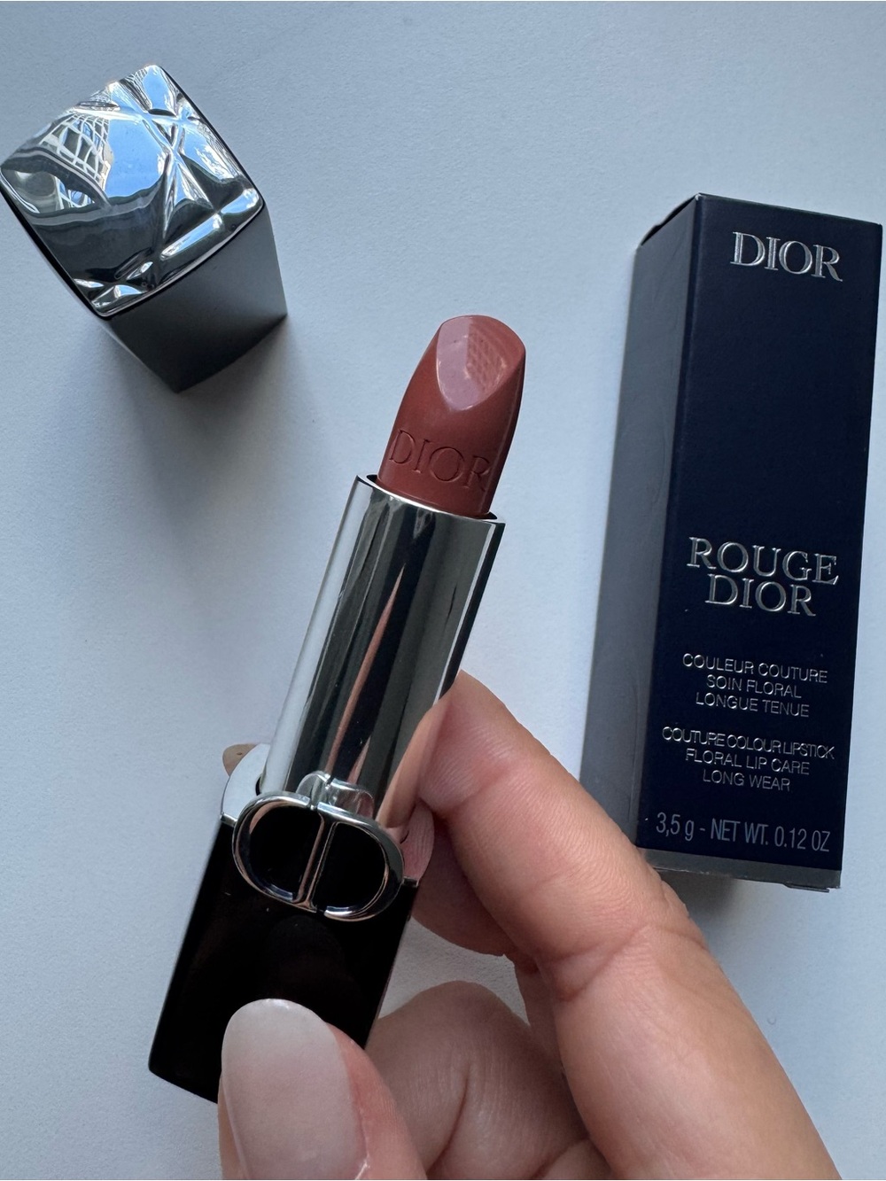 Dior Rouge Dior Lipstick — Satin Formula, Nude/Brown